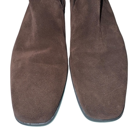 TOD’S Quinn Guiana Beatles Suede Ankle Boots Brown Size 6 - Picture 7 of 14